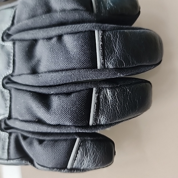 Rocket Mens Waterproof Dry Tech Leather/Textile Motorcycle Gloves Size Small EUC - Picture 5 of 16